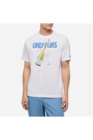 T-Shirt Denver Uomo In Cotone Con Stampa Frontale MC2 SAINT BARTH | T-shirt | DNV000204284L